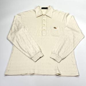 サイズ不明 Jack Nicklaus ジャックニクラウス ポロシャツ 長袖 クリーム ps0312