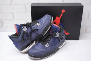 ◎392【1円～】NIKE ナイキ Air Jordan4 Retro WNTR Loyal Blue White Black CQ9597-401 29cm スニーカー ブルー