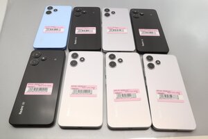 シャオミ Redmi 12 5G 128GB XIG03 合計8台セット ■au★Joshin(ジャンク)2938【1円開始・送料無料】