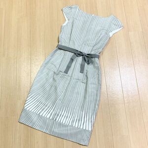 美品♪MAXMARA マックスマーラ♪ 白タグ リボン付 ワンピース ファーストライン 40