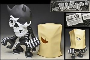 【MEDICOM TOY メディコムトイ】アトムエイジ ヴァンパイア ブラック Balzac 『SHOKER !!!COFFIN』別注品 2001 ヘッダー付