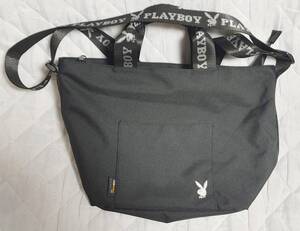 バッグ PLAYBOY プレイボーイ 2WAY ショルダーバッグ 黒 ブラック レディース