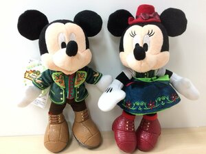 ディズニー TDL ミッキー ミニー ぬいぐるみバッジ 2点 フォレストシアター タグ付き 6A35 【60】