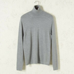 美品 Acne Studios NORTON PAW17 タートルネック ニット 長袖 トップス ウール100 グレー M m0002-02-026