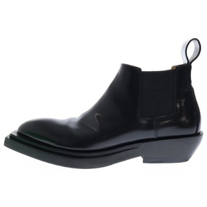 BOTTEGA VENETA ボッテガヴェネタ CHISEL Chelsea boots チゼル サイドゴア レザー チェルシーブーツ ブラック 667084 V10T0 1000