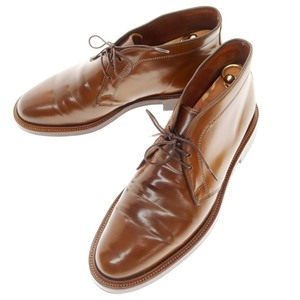 【中古】アレンエドモンズ Allen Edmonds DUNDEE バーボンコードバン チャッカブーツ バーボン【サイズ10 1/2D】