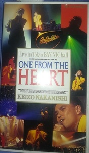 ビデオ「one from the heart」中西圭三　VHS　シール付き