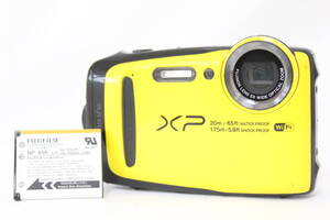 【訳あり品】 フジフィルム Fujifilm Finepix XP120 イエロー 5x バッテリー付き コンパクトデジタルカメラ M83