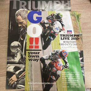 トライアンフ クロージングカタログ 2010 秋/冬　小冊子入り TRIUMPH CLOTHING BROCHURE 2010 AUTUMN/WINTER