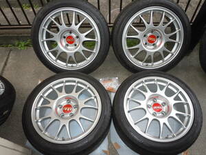 BBS RE771 8J×18 18インチ 4本セット トヨタ クラウン アルファードヴェルファイア 114.3 5H 純正 ダンロップ225/45Ｒ18 おまけナット付き