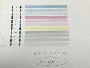 No.K455プリンターヘッド ジャンク QY6-0090 CANON キャノン 対応機種：TS8030 TS9030 TS8130