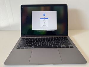 US-KB MacBook Air 13インチ CTO (M1・2020) スペースグレイ Apple M1(CPU:8C/GPU:7C)/8G/256G USキーボード 中古