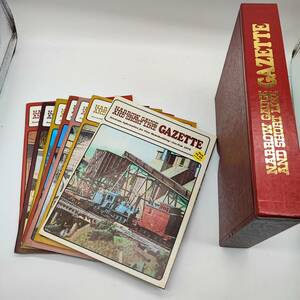 NARROW GAUGE AND SHORT LINE GAZETTE　ナローゲージ&ショートライン ガゼット　鉄道模型　1978年1月-1980年2月　7冊　A230223 　60サイズ