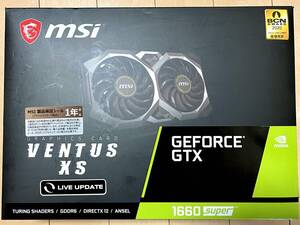 【動作品】GEFORCE GTX1660 SUPER VENTUS XS (MSI) グラフィックボード 