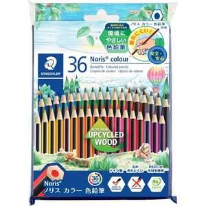 （まとめ買い）ステッドラー ノリスカラー色鉛筆 36色セット 185 CD36PB 〔×3〕