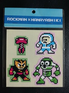 ロックマン　花やしき　ステッカー　シール　カプコン