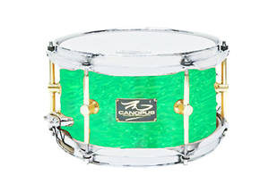 The Maple 6x10 Snare Drum Signal Green Ripple