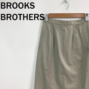 【人気】BROOKS BROTHERS/ブルックス ブラザーズ 膝丈スカート ベージュ サイズ60-88 レディース/S5335