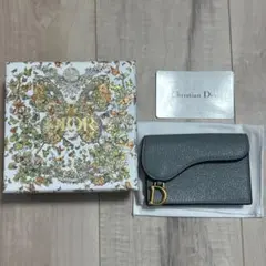 未使用新品 Christian Dior/ディオール 名刺入 グレー 約7 万円