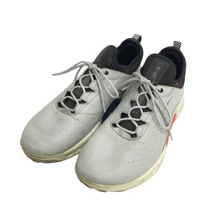 【1円】ecco エコー 130404 スパイクレス ゴルフシューズ BIOM C4 グレー系 EU43 [240101056010]