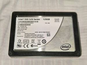 ★１円スタート★送料無料★Intel 520 120GB 2.5インチ SSD SSDSC2CW120A3 SATA 7mm　@