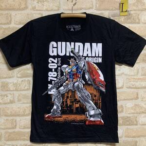 ガンダム　GUNDAM Tシャツ　Lサイズ　イラスト　機動戦士ガンダム 海外製　RXー78-02