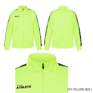 ★アスレタ/ATHLETA★新品　140　ライトウルトラシェルジャケット　フラッシュイエロー　3LAYER ストレッチ/ メッシュニット