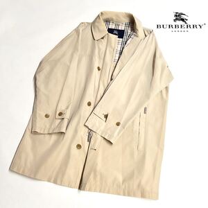 【美品 1円〜】BURBERRY ステンカラーコート トレンチコート ノバチェック コート バーバリー ロングコート Burberrys ベージュ L メンズ