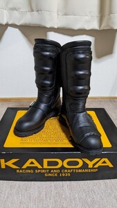 未使用！プレミア品！入手困難！日本製！カドヤ、KADOYAブラックシールドブーツ黒色サイズ25.5ｃｍ