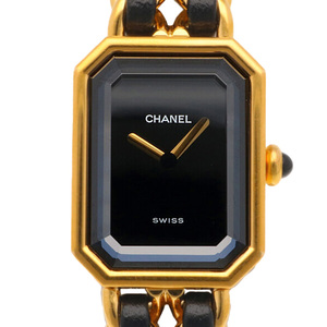 シャネル プルミエール M 腕時計 時計 GP H0001 クオーツ レディース 1年保証 CHANEL 中古