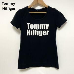 Tommy Hilfiger ネイビー 半袖 Tシャツ S ブラック おしゃれ