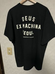 DEUS デウス Tシャツ 韓国限定 XXL 新品 ブラック ソウル 弘大