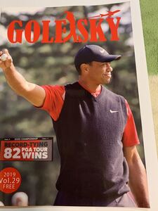 GOLFSKY 2019 .vol29 タイガーウッズ　TIGER WOODS 表紙記事