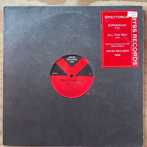 SPECTDRUM/Experience/All the way/ABYSS RECORDS/004/レコード/中古/DJ/CLUB