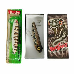 美品 2点おまとめ Heddon ZARA SPOOK オールドヘドン ザラスプーク Valley Hill Bloodshot バレーヒル ブラッドショット ルアー