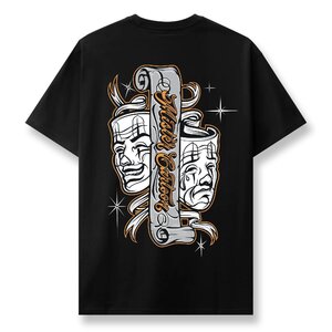 MISTER CARTOON CLOWNMASK TEE STADIUM EDITION BLACK ORANGE XXL ミスターカートゥーン クラウンマスク ピエロ Tシャツ ブラック オレンジ