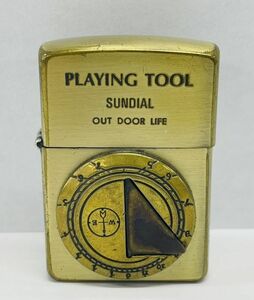 L212-I55-1036 ▲ ZIPPO ジッポー PLAYING TOOL SUNDIAL OUT DOOR LIFE オイルライター 喫煙具 喫煙グッズ