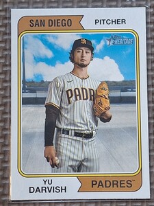 2023 Topps Heritage #245 YU DARVISH San Diego Padres Texas Rangers Hokkaido Nippon-Ham Fighters