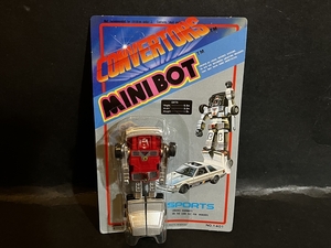 80年代 日本製 CONVERTORS MINIBOT 変形ロボット SPORTS 未使用品 トランスフォーム 合体 乗り物 車