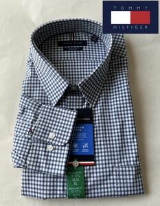 【送料無料】新品 トミーヒルフィガー TOMMY HILFIGER メンズ ストレッチ ワイシャツ 長袖シャツ XL オールシーズン用1