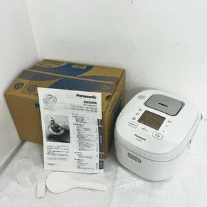 WA039873(065)-515/OY0【名古屋】Panasonic パナソニック SR-HB109-W IHジャー炊飯器 ホワイト 1.0L 5.5合炊き