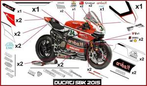 ドゥカティ パニガーレ 2015 SBK ステッカー デカール 1299 1199 899 ワールトスーパーバイク