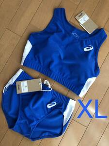 【コンビニ受取可 ／新品XLサイズ】 女子陸上ユニフォーム上下セット　レーシングブルマ　ブラトップ　山梨学院　