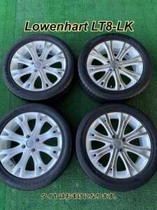 Lowenhart / LT8-LK / レーベンハート / 195/50 R16 / 4穴 / ホワイト / タイヤホイール / ４本セット / 