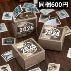 新品　365封信件シリーズ　2025年カレンダー　マスキングテープタイプ365枚