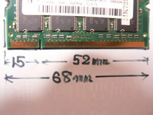 送料最安 94円～ MEM11：DOS/Vノートパソコン用メモリー 256MB DDR ブランド2種類 SAMSUNG/Micron