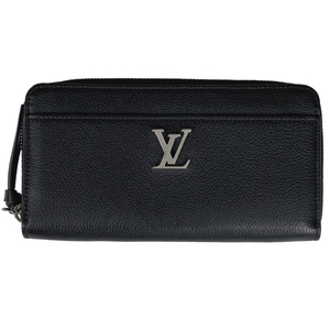 ルイ・ヴィトン Louis Vuitton ジッピー ロックミー ラウンドジップ 札入れ 小銭入れ 長財布 レザー ブラック M62622 レディース 【中古】