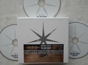 新品！!三代目 J SOUL BROTHERS●CD＋2枚組ブルーレイ●THE JSB LEGACY●定価6820円 ●初回生産限定盤●未使用・新品！!