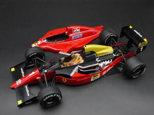 1:12 タミヤ フェラーリ 641/2 (F190) A.プロスト #1 Ferrari Marlboro Prost Tamiya 組み立て済み