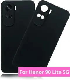 Honor 90 Lite 5G ケース シリコン製 ブラック